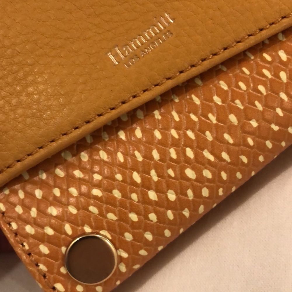 HAMMITT OLIVER SHOULDER BAG in Apricot Tan NWT + LEVY WALLET/CB NWOT - Picture 13 of 16